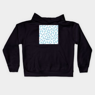 Blueberry Pattern Kids Hoodie